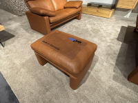 Erpo - Garnitur Manhattan 250 Leder 250.850 Tabac Braun 2 Sofas 1 Hocker - 5