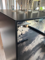 Piure - Schrank Nex Glamour Korpus Mattlack 43 Coal Fronten Spiegelglas 02 Luna - 3