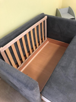 Restyl - Schlafsofa Isabella Stoff 2-6839 Grau mit Auszugsfunktion - 6