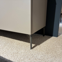 Molteni & C - Sideboard 505 UP Lack Taubenblau Grau Blau Abdeckplatte Lack Eukalyptus - 2