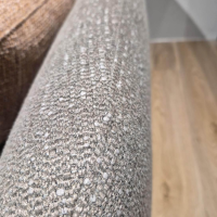 Rolf Benz - Rolf Benz Sofa KUMO 555 – Stoff Graubeige, Ottomane rechts - 3
