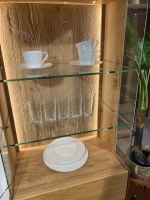 Natura - Vitrine Hillsboro Wildeiche Massiv Legno Geölt Türen Glas Inklusive Beleuchtung - 3