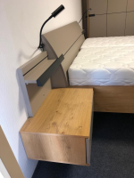 Disselkamp - Schlafzimmer Cordoba Balkeneiche Echtholz Furniert Absetzung Taupe - 12