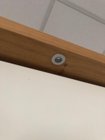 Loddenkemper - Schrank Vita Lack Bianco Weiß Matt Absetzung Balkeneiche 4 Drehtüren - 6