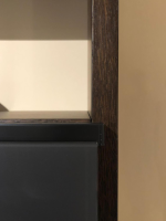 Sudbrock - Wall unit Focus Wild oak Coffe Dark brown Glass Cosmos Black Frosted Without decoration - 2