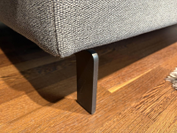 COR - Ecksofa Conseta Stoff 9131 Anthrazit mit Kissen und Kopfstütze - 3