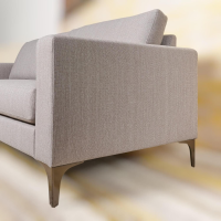 IP Design - Sofa Jon Edwards 9.2 Bodenfrei Stoff Lago BW1747-181 Grau - 4