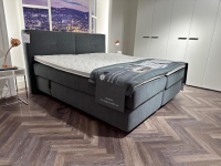 Femira - Bett Couture Stoff 8675 Blau mit 2 Matratzen Topper Plaid - 5
