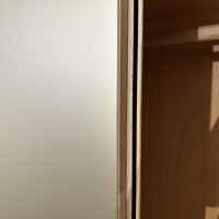 Team 7 - Drehtürenschrank Soft 10 Eiche Weißöl Linke Paartür Bronzeglas - 8