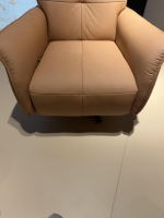 himolla - Relaxsessel Quartett 9361 36V Leder 24 Longlife Mousse Beige Braun Sternfuß Metall Anthrazit Mit Herzwaage Funktion - 7