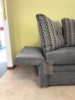 Restyl - Schlafsofa Isabella Stoff 2-6839 Grau mit Auszugsfunktion - 10