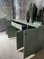 IRO - Sideboard Caseda Lack Schilfgrün Griffe Schwarz Matt - 7