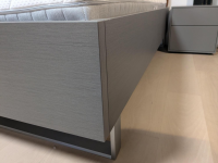 Musterring - Polsterbett Kara Frame Feinschliff Grigio Stoff Trend Cord 2 Rot ohne Lattenrost ohne Matratzen - 2