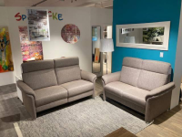 Activineo - Garnitur Grace Stoff VZP Samba 9 Mode Beige Braun 2 Sofas - 5