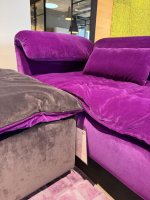 Werther - Sofa Elements Frei Kombinierbar Stoff Bicolor Lila Schwarz 7832-095 7832088 - 9