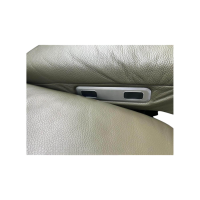 himolla - Ecksofa Velden 8372 Leder Longlife Rustika 24 Zypres Grün Füße Metall Anthrazit - 4