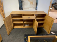 MCA Furniture - Sideboard Girona Ast-Balkeneiche Massiv Keilgezinkt - 2