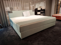 Global - Boxspringbett Valencia Stoff Hopper Mint Grün mit Matratze und Topper - 4