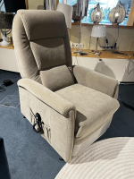 himolla - Sessel Mainz Stoff Nuvano Schlamm Beige Grau Gestell Motorisch Mit Aufstehhilfe - 9