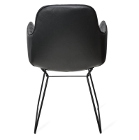 Freifrau - Stuhl Leya Armchair High Leder Sahara (verschiedene Lederfarben möglich) - 4