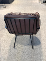 Freifrau - 4er-Set Stuhl Leyasol Armchair High Leder Adora Coffee 95008 Gestell Schwarz - 7