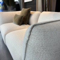 Freifrau - Sofa Mia Stoff Safire 0007 Craie Beige Inkl. Dekokissen - 4