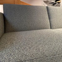 Bodema - Schlafsofa Richard Stoff Bonsai CH2955 032 Grün Metallfüße Schwarz Matt Mit Taschenfederkernmatratze - 7