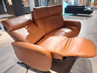 Global - Garnitur Sitzkonzept Leder Credo Brandy Braun Kufe Metall Schwarz Geboden - 3