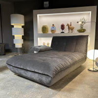 IP Design - Sofa Longchair Soulmate Stoff Thommy IP 1783-222 Grau mit Klapparmlehne - 4