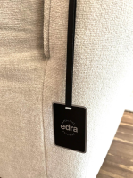 Edra - Sofa Grande Soffice Stoff Imperial T 8560 Beige Füße Mit Stoff Bezogen Rückenlehne Verstellbar - 2