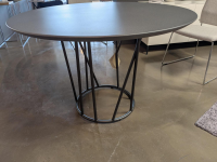 Fast - Outdoortisch Wild-Tavolo Rund Antracite Puntinat Pulverbeschichtet - 5