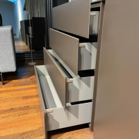 Interlübke - Sideboard Jorel Lack M10 Bronze Metallic Abdeckplatte Lack M10 Bronze Metallic - 4