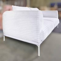 IP Design - Sofa Loop 2/75 Stoff Glory IP1791-171 Weiß Gestell Weiß - 7