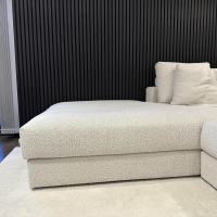 Werther - Ecksofa Timeline Stoff Benu U2353E Pearl Creme Füße Kunststoff Schwarz - 9