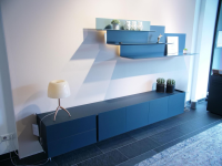 Interlübke - Regal Lilu 160b Navy M83 120b Atlantic M82 100b Laguna M80 Blau In Verschiedenen Tönen Ohne Sideboard - 4