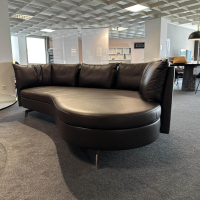 De Sede - Sofa DS-167 Leder Select 2477 Cigarro Braun Füße Edelstahl Poliert Rücken Umlaufend Verschiebbar - 3