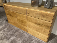 Natura - Sideboard Hillsboro Wildeiche Massiv Legno Geölt Inklusive Beleuchtung - 4