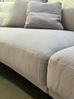 Walter Knoll - Sofa Maaru 850 Stoff Lino 7899 Magnolia Violett Gestell Schwarz Matt Pulverbeschichtet Inklusive 5 Kissen - 8