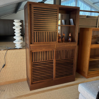 Marktex - Barschrank Oscar Nussbaum Mit Verspiegelter Rückwand Inklusive 2 Tablare - 4