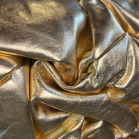 Edra - Sessel Sponge Metallisiertes Leder PLX Gold - 5