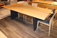 Wimmer - Essgruppe Zweigle Z20 Rustikale Asteiche Bianco Esstisch 6 Stühle - 8