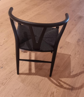 Carl Hansen & Søn - Stuhl CH24 Buche Schwarz Sitzfläch Schwarz Geflecht - 4