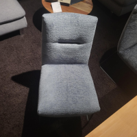 Natura - 4er Set Stuhl Calgary Chenillestoff Hellblau Kufe Metall Anthrazit Pulverbeschichtet - 3