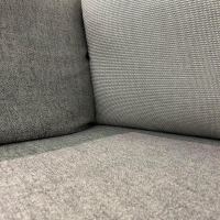 Fischer Möbel - Sofa Aura Outdoor Stoff Chartes Drizzle J348 Grau Gestell Edelstahl Dark Bronze Matt Pulverbeschichtet Inklusive Hocker - 6