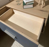 Thielemeyer - Schlafzimmer Mira Wildeiche Massiv Absetzung Glas Grau - 11