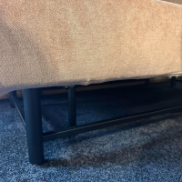 Brühl - Schlafsofa First Class Stoff 2813 52 Rosa Gestell Metall Schwarz - 5