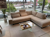 Activineo - Ecksofa Belladonna Stoff 4 Dream 01 Nature Beige Creme Füße Schwarz - 2
