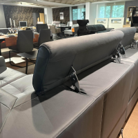 Stressless - Ecksofa Anna Leder Paloma 09472 Teal Blue Blau Fuß Organic 45 Matt Black Schwarz - 10