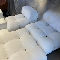 B&B Italia - Sofa Camaleonda Stoff Enia Elfenbein Weiß Gestell Buche Natur Inklusive Hocker - 4