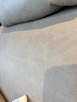 Raum.Freunde - Sofa Tova RA 22002 Leder Vicenza Taupe Beige Metallkufe 420 Schwarz Matt Inklusive Kissen - 4